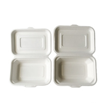 Sugarcane food container eco-friendly bagasse clamshell